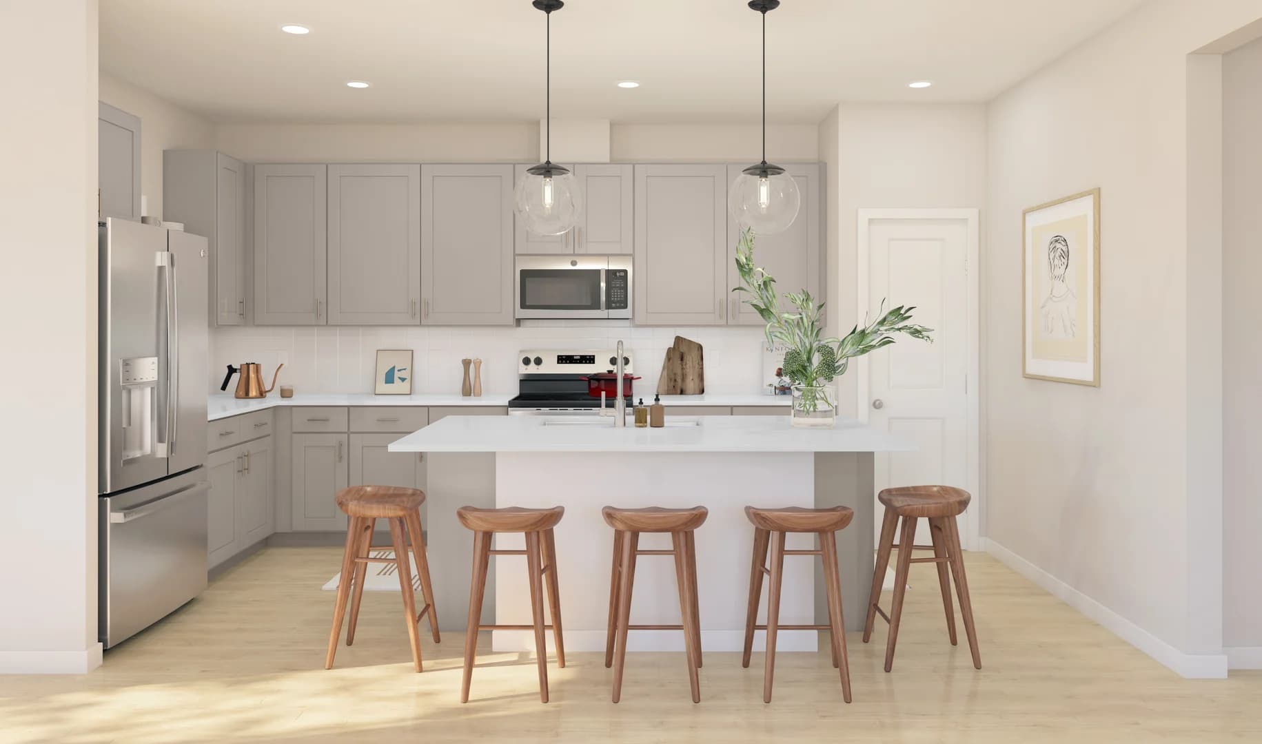 Passionflower II ESP Kitchen Loft Palette 1 Aspire Coastal Loft