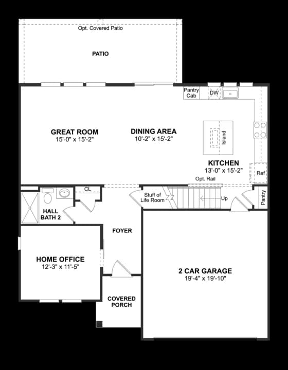 Lighthouse Bluffs Raleigh II Raleigh II First Floor Level 1