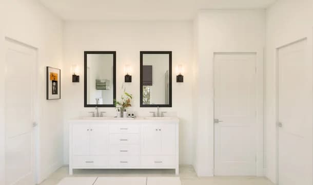 104628 Marvida Santa Rosa II Owner s Bath Loft Palette 6 Level 1 Black and White