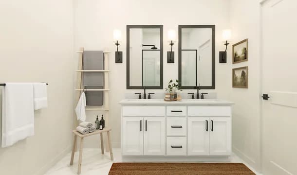 Sweet Pea Owners Bath Farmhouse Palette 1 Ascend Industrial Farmhouse