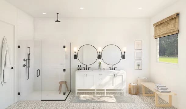 Barcelona Primary Bath Plus Farmhouse Palette 3 Level 2 Fresh Farmhouse