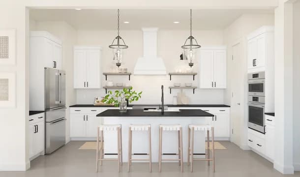 130961 Salerno Reserve Pasadena Kitchen Farmhouse Palette 1 Level 3 Coastal - Farmhouse