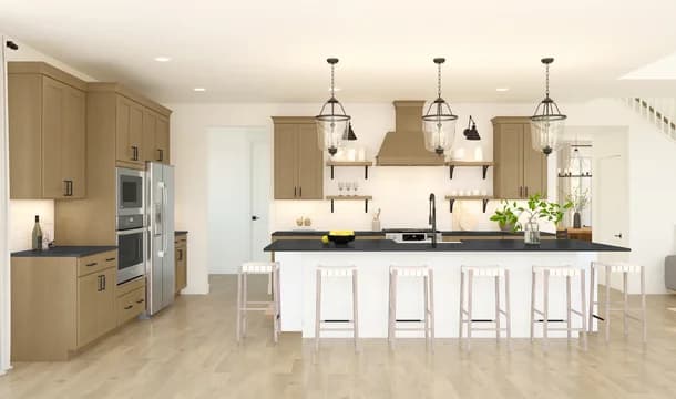 134354 Pleasanton Stavenger Kitchen Farmhouse Palette 7 Level 2 Coastal - Farmhouse