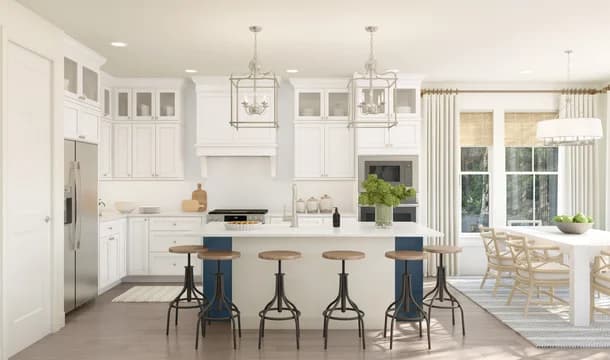 134543 Pleasanton Knoxville Kitchen Classic Palette 7 Level 2 Coastal - Classic