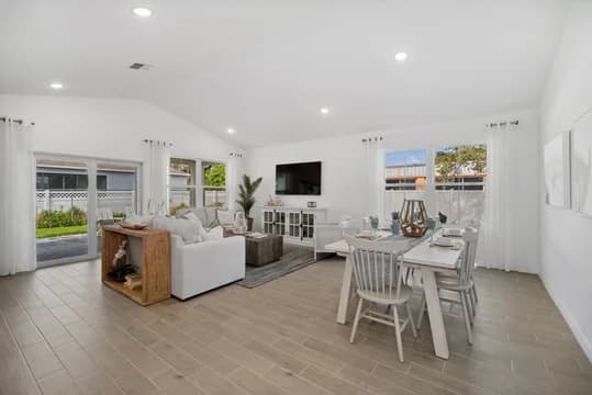 136278 Aspire at Palm Bay  Passionflower II Dining Area Farmhouse Palette 1 Aspire