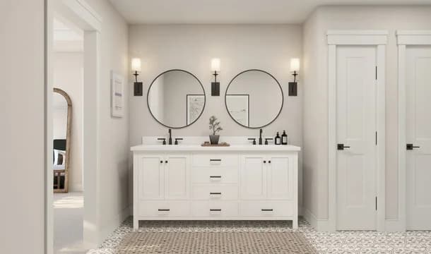 New Haven Primary Bath Farmhouse Palette 3 Level 3 Coastal Farmhouse