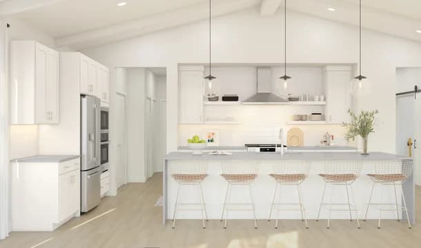 Four Seasons at Addison Farms Stanwyck Kitchen Loft Palette 3 Level 1 Coastal Loft