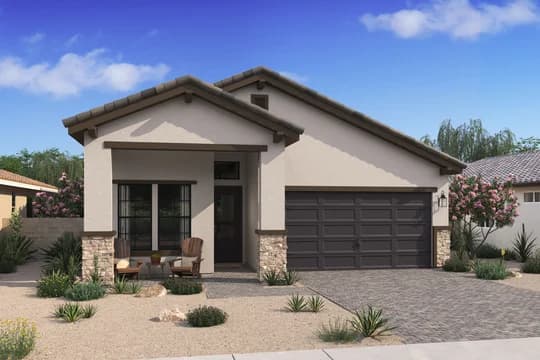 Four Seasons Victory at Verrado Cottages Clyde III Elevation Hacienda XA Level 2