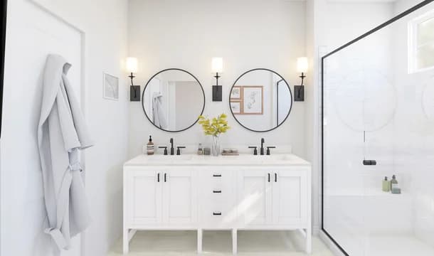 Palo Verde Joshua Landing Adriatic Farmhouse Primary Bath Farmhouse Level 1 Traditional Farmhouse