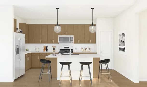 Passionflower II Kitchen Loft Palette 4 Ascend Black and White Loft