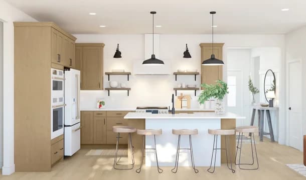 Estates of Tuscarora Baltic Kitchen Farmhouse Palette 6 Level 1 Industrial Farmhouse