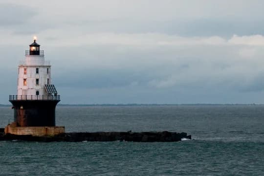 Banner Harbor of Refuge Lighthouse in Delaware