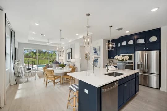 Four Seasons at Wylder Spring Lake IV Kitchen and Dining Area and Great Room Classic Level