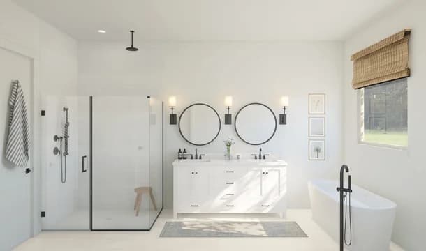 Tacoma Primary Bath Plus Tub Farmhouse Palette 6 Level 2 Fresh Farmhouse