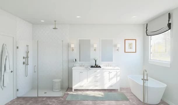 Stirling Primary Bath Plus tub Classic Palette 3 Level 1 Restoration Classic