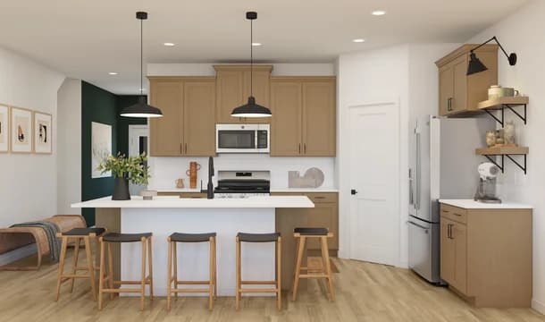 Aspire at The Reserve at Huntsville Sweet Pea Kitchen Farmhouse Palette 5 Ascend Farmhouse Rustic Refined