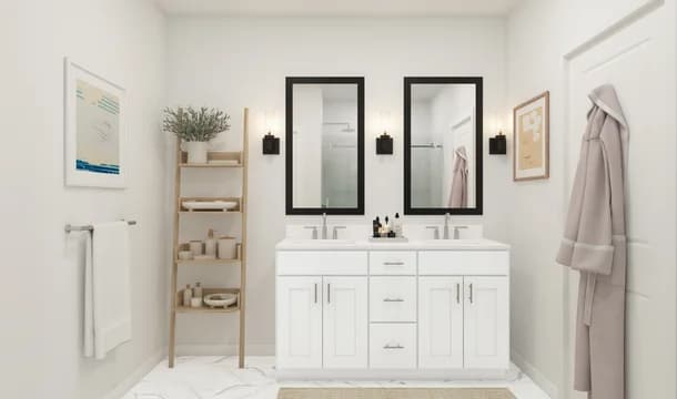 Passionflower II SEFL_Port St. Lucie_Passionflower II ESP_Ascend_Loft Coastal 1_Primary Bath 1 Loft Palette 1 Ascend Coastal Loft