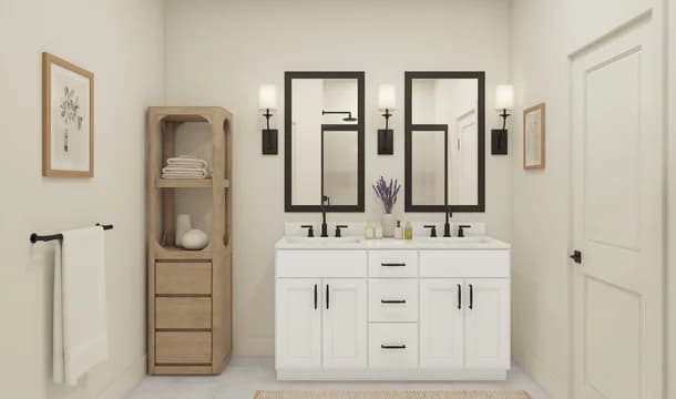 Passionflower II ESP Primary Bath Farmhouse Palette 6 Ascend European Farmhouse