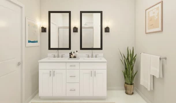 Aspire at Cypress Crossing Goldenrod II Primary Bath Loft Palette 1 Ascend Coastal Loft