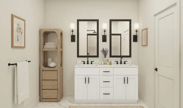 Aspire at Cypress Crossing Passionflower II ESP Primary Bath Farmhouse Palette 5 Ascend European Farmhouse