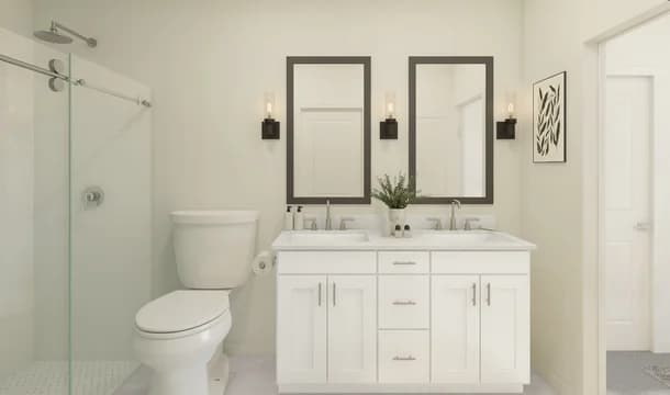 Finlay II Primary Bath Loft Palette 2 Ascend Black and White Loft