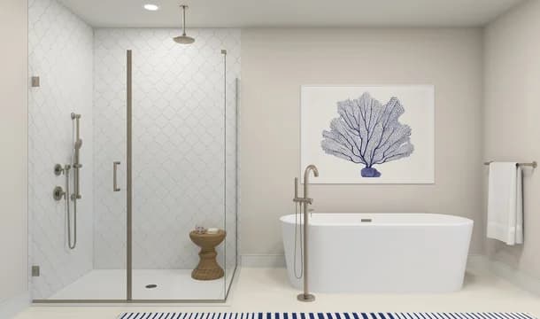 New Haven Primary Bath Plus Tub Classic Palette 6 Level 3 Restoration Classic