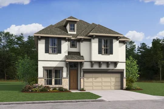 Waterstone on Lake Conroe Sloane II Sloane II B with stone