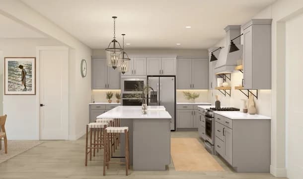 Mitchell s Corner Bar Harbor Kitchen Farmhouse Palette 1 Level 3 Coastal Farmhouse