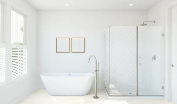 Bar Harbor Primary Bath Tub Classic Palette 6 Level 3 Coastal Classic