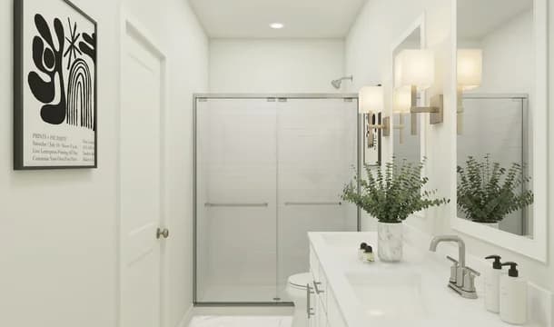 Finlay Primary Bath Loft Palette 2 Aspire Black and White Loft