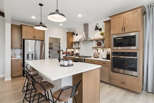 Four Seasons at Addison Farms Astaire Kitchen Farmhouse Palette 4 and 6 Level 1