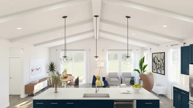 Four Seasons at the Lakes of Cane Bay Stanwyck Vaulted Ceiling Loft Palette 2 Level 1 Coastal Loft