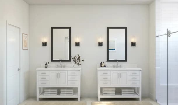 Four Seasons at the Lakes of Cane Bay Taylor Primary Bath Loft Palette 1 Level 1 Coastal Loft