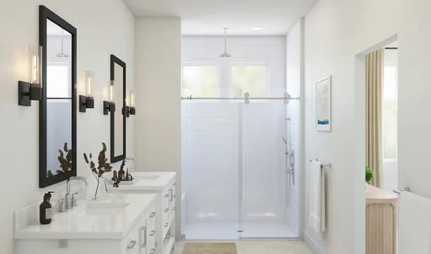 Four Seasons at the Lakes of Cane BayFour Seasons at Lakes of Cane Bay Four Seasons at Hilton Head Lakes Taylor Primary Bath Loft Palette 1 Level 1 Coastal Loft