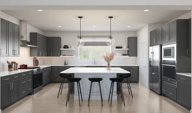 Four Seasons at Easton Carver Kitchen Loft Palette 4 Level 1 Black and White Loft