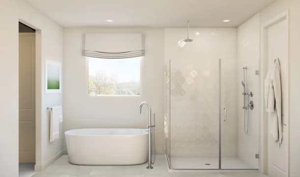 Stirling Primary Bath Plus Tub Classic Palette 4 Level 1 Modern Classic