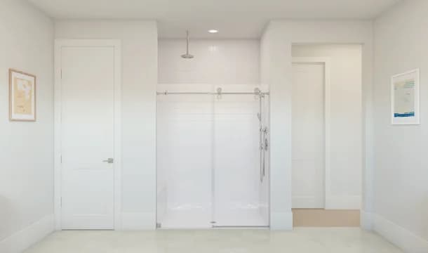 Parkside at Tuttle Royale Rhodes II Primary Bath Loft Palette 1 Level 3 Coastal Loft