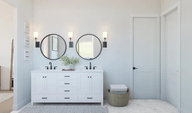 Parkside at Tuttle Royale Reine II Primary Bath Palette 5 Level 3 Coastal Farmhouse