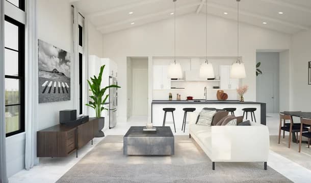 Verrado 10 Nolan Great Room Loft Palette 3 Level 3 Black and White Loft