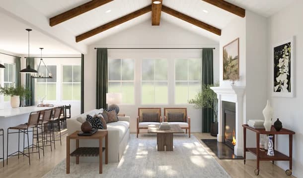 Lighthouse Bluffs Asheville Great Room Farmhouse Palette 5 Level 1 Fresh Farmhouse