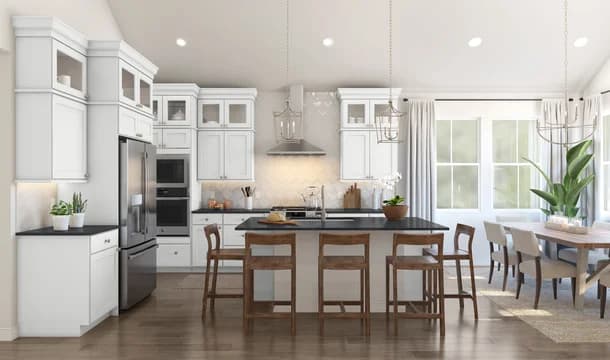 Lighthouse Bluffs Evora Kitchen Classic Palette 3 Level 1 Modern Classic