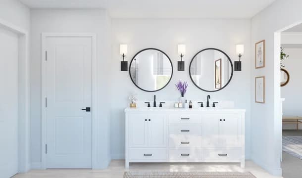 Lighthouse Bluffs Macon Primary Bath Farmhouse Palette 2 Level 1 European Farmhouse