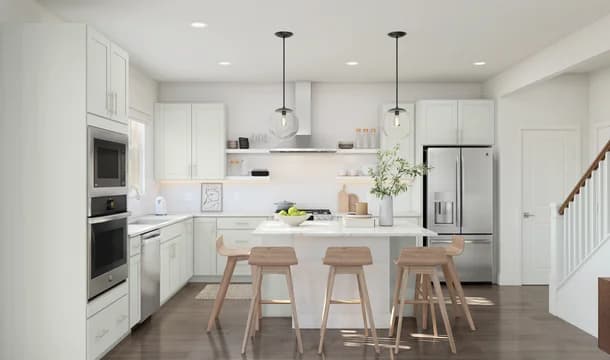 Lighthouse Bluffs Raleigh II Kitchen Loft Palette 6 Level 1 Neutral Loft