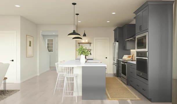 Meridian at The Estates Water Lily II Kitchen Farmhouse Palette 4 Level 1 Traditional Farmhouse