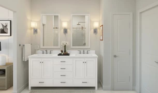 Bergamo Spring Lake Primary Bath Classic Palette 1 Level 1 Coastal Farmhouse