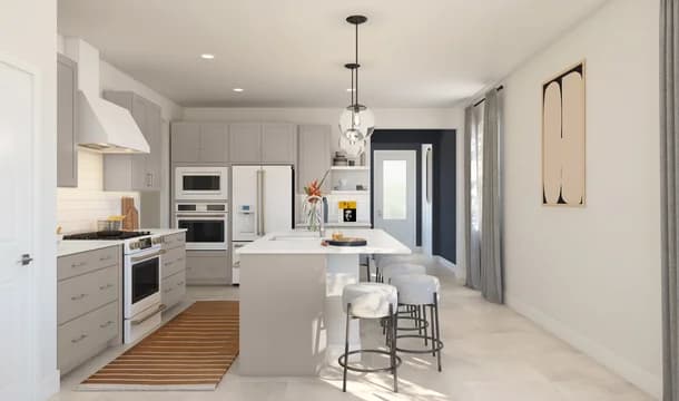 Bergamo Scotch Pine Kitchen Loft Palette 4 Level 1 Collective Loft