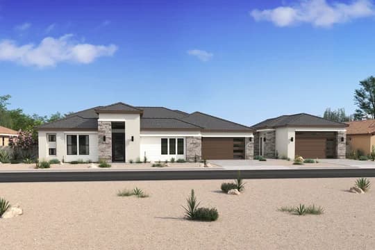 Campanos Estates London Elevation Contemporary Z Detached Garage Level 3