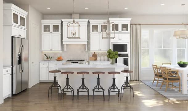 Four Seasons at Scenic Harbor Asheville Kitchen Classic Palette 5 Level 3 Coastal Classic