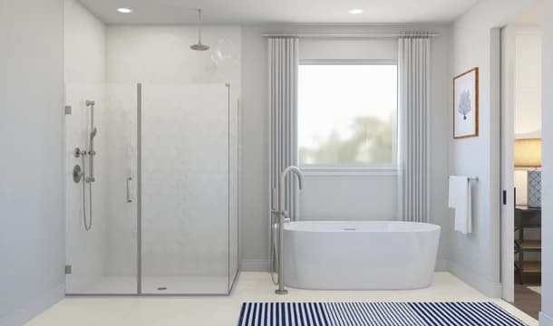 Willow Pond Bay Point Primary Bath Plus Tub Classic Palette 6 Level 2 Coastal Classic