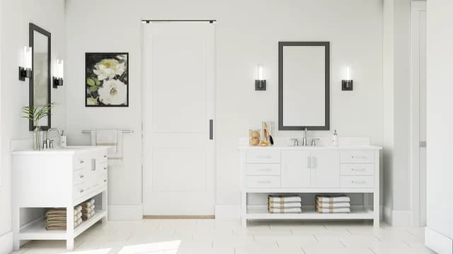 Primary Bath VTY Arizona Aria at Silverstone Avalon II SPEC 3 Base Palette 6 Furnished